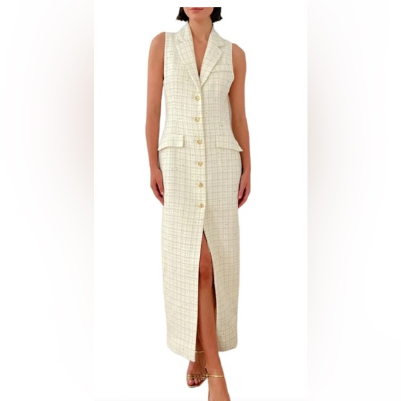 Amanda Uprichard Dresses & Skirts - Amanda Uprichard Keanu Maxi Button Front Dress NWT